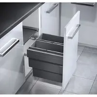 Hailo 3608471 CARGO SYNCHRO mit 36 Liter Volumen für 45 cm Schrankbreite / Abfalltrennsystem