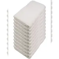 Miamar Handtuch Handtücher Gästetuch Gästetücher 10er Set 30 x 50 cm Natuweiß