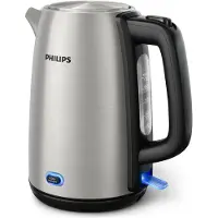 Philips Viva Collection HD9353/90 elektrischer Wasserkocher 1,7 l 2060 W Schwarz, Edelstahl