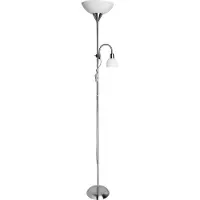ARTE LAMP Wohnzimmerlampe | Smart Home Nachtlicht | Dimmbar LED Stehlampe in Silber und Weiß | Moderne Deko für Ihr Wohnzimmer.Color:Silber, Weiß