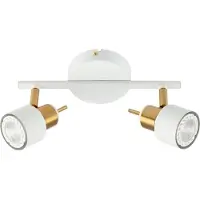 ARTE LAMP Deckenlampe für 4 LED Lampen – Deckenstrahler für Küche – Deckenleuchte mit Kabel - Weiße Metallarmatur.Color:Weiß,Size:2
