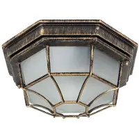 ARTE LAMP Deckenlampe – LED Deckenleuchte – bronzefarbene Metall-Lampenfassung und weißer Lampenschirm – Beleuchtung mit Kabel