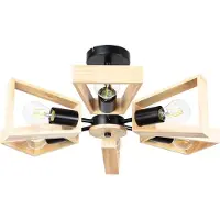 ARTE LAMP Hängelampe – Deckenleuchte für Vorraum mit drei weißen Metall-Lampenfassungen und Lampenschirmen – Hängeleuchte LED mit Kabel.Color:Weiß,Size:2