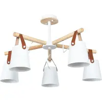 ARTE LAMP Hängelampe – LED Deckenleuchte für Flur – schwarze Metall-Lampenfassung mit Lampenschirm.Color:Weiß,Size:3