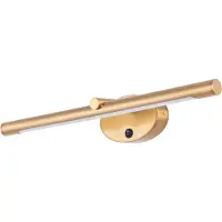 ARTE LAMP Bilderleuchte – Bilderlampe LED – Wandleuchte Innen – mit Kabel und Steckdose.Color:Gold