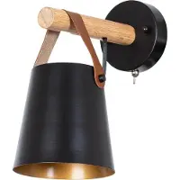 ARTE LAMP Hängelampe – LED Deckenleuchte für Flur – schwarze Metall-Lampenfassung mit Lampenschirm.Color:Schwarz,Size:1