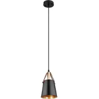 ARTE LAMP Hängelampe – LED Deckenleuchte für Flur – schwarze Metall-Lampenfassung mit Lampenschirm.Color:Schwarz,Size:2