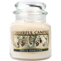 Cheerful Candle White Pinecone 453g