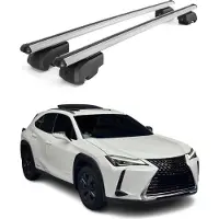 Omac Dachträger Gepäckträger für Lexus UX 2019-2021 Querträger ABE Alu Grau 2x