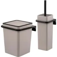 Bremermann 2tlg. Bad-Set SAVONA Softtouch ca. 18 x 25 x 21 cm (B/H/T) | Gr.: onesize