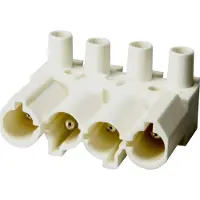 ADELS-CONTACT 162054 Netz-Steckverbinder Stecker, gerade Gesamtpolzahl: 4 + PE 20 A Weiß 150 St.