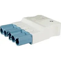 ADELS-CONTACT 23924 Netz-Steckverbinder Stecker, gerade Gesamtpolzahl: 5 + PE 20 A Pastell-Blau 100 St. Piece
