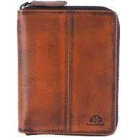 Green Burry Greenburry RFID Geldbörse Reißverschluss Damen Portemonnaie rusty