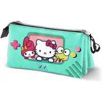 KARACTERMANIA Sanrio 3-fach Federmäppchen Hello Kitty Videogame