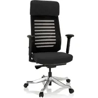Hjh OFFICE ASGON - Profi Bürostuhl Schwarz