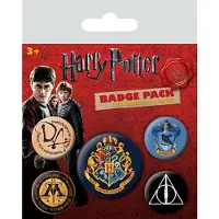 Pyramid Int. Pyramid International BP80485 Harry Potter Hogwarts-Abzeichen, mehrfarbig, 10 x 12,5 x 1,3 cm