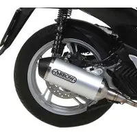 Arrow Urban Aluminium Dark With Dark End Cap Honda Sh 125i/150i ´20-22 Homologierter Schalldämpfer