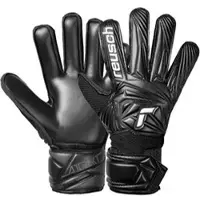 Reusch Torwarthandschuhe Attrakt Solid Junior, 5672515-7700, für Kinder, regulärer Schnitt, schwarz, Größe 8