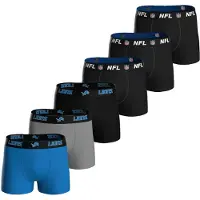 NFL Herren Boxershorts, 6er Pack - Teams, Boxers, Football, Logo, Baumwollmischung