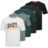Jack & Jones T-Shirt "T-Shirt JJLUKE TEE 5PK 5er Pack"
