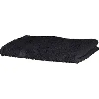 Towel city - Badetuch "Luxury" (Schwarz)