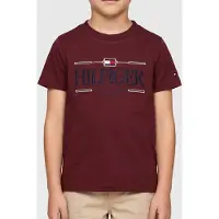 Tommy Hilfiger T-Shirt Icons KB0KB10360 Dunkelrot Regular Fit