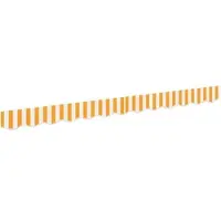 vidaXL Markisenschürzen-Ersatz Gelb und Weiß 230 x 20 cm Polyester