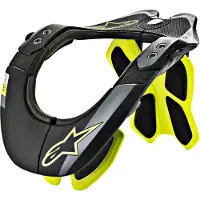 Alpinestars Bns Tech 2 Nackenprotektor Black Yellow Fluo, Größe: XS/M