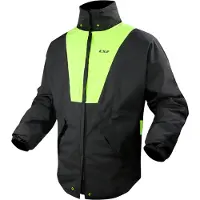 LS2 Helmets LS2 X-Rain Motorrad Regenjacke, schwarz/neon, 3XL/4XL