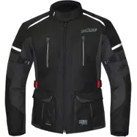 Büse Rider wasserdichte Kinder Motorrad Textiljacke, schwarz/anthrazit, 176