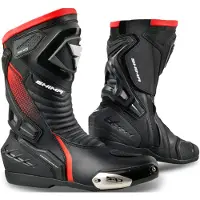 SHIMA RSX-6 Schwarz Rot Motorrad Stiefel Größe 44