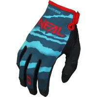O'Neal Mayhem Wild Blau Rot Motocross Handschuhe Größe XL