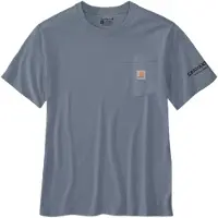 Carhartt T-Shirt Relaxed Lightweight Active Jac Streetcar Graphic Herren Light Faded Navy-M