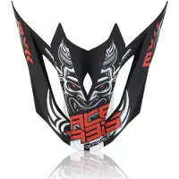 Acerbis Profile 4 Helmgipfel, schwarz/rot/weiß