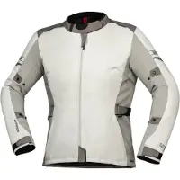 IXS Lane-ST+ Damen Grau Motorrad Textiljacke Größe 2XL