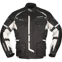 Modeka Tarex Schwarz Dark Grau Jacke Größe 3XL