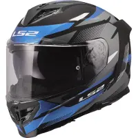 LS2 FF818 Storm III Komai Helm, schwarz/blau, XS (53/54)