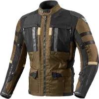 Berik Absolute Zero RX wasserdichte Motorrad Textiljacke, schwarz/braun, 52