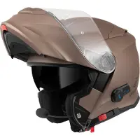 Bogotto H271 BT Bluetooth Klapphelm, braun matt, L