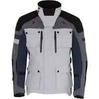 Merlin Solitude D3O Motorrad Textiljacke, blau/grau, M