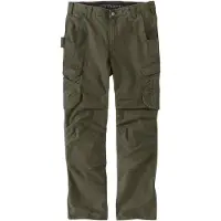 Carhartt Relaxed Fit Straight Steel Rugged Flex Ripstop Double-Front Cargo Hose