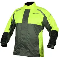 Trilobite Raintec Regenjacke, schwarz/grün, XL