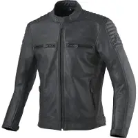 Bogotto Frisco Schwarz Motorrad Lederjacke Größe XS
