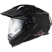 NEXX X.WED3 Plain Schwarz Matt Adventure Helm Größe L
