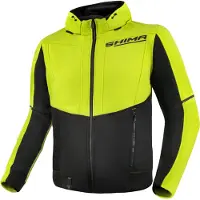 SHIMA Daybreaker Gelb Schwarz Motorrad Zip Hoodie Größe M