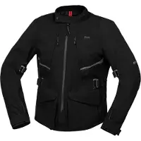 IXS Tourster-STX 1.0 Wasserdichte Schwarz Motorrad Textiljacke Größe L