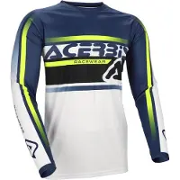 Acerbis Motocross Jersey Linear Lugo - Blau/Gelb - S