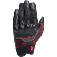 Dainese Ermex Schwarz Rot Lava Handschuhe Größe 2XL