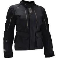 Leatt ADV MultiTour 5.5 Women Stealth Schwarz Damen Textiljacke Größe 3XL