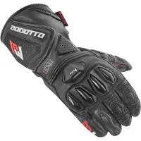 Bogotto Monza Perforierte Schwarz Handschuhe Größe XS
